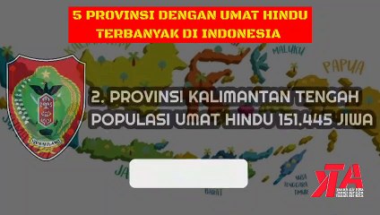 5 PROVINSI UMAT HINDU TERBANYAK DI INDONESIA
