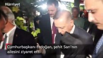 Cumhurbaşkanı Erdoğan, şehit Ömür Ertuğrul Sarı'nın ailesini ziyaret etti