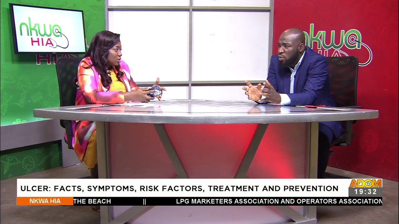 Ulcer: Facts, Symptoms, Risk Factors, Treatment and Prevention - Nkwa Hia on Adom TV (6-8-22)