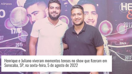 Show de Henrique e Juliano é encerrado após briga generalizada em homenagem a Marília Mendonça