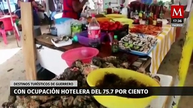 En Guerrero, destinos turísticos tienen ocupación hotelera de 75.7%