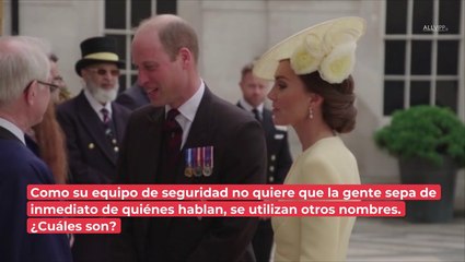 Los nombres clave que William y Kate usan para pasar desapercibidos
