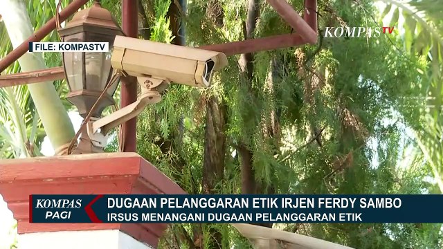 Polri Ungkap Dugaan Pelanggaran Etik Irjen Ferdy Sambo di Kasus Brigadir Yoshua