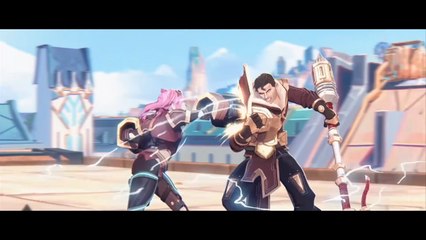 Animação teste de Arcane com luta entre Jayce e Vi