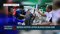 Mantap!!! Siswa SMK di Kota Malang Berhasil Buat Sepeda Motor Listrik