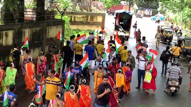 Tiranga Yatra With NSG Commandos, CISF, Air Force, Disable People & Disable Champion Nilotpal Mrinal