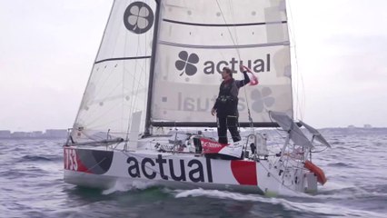 Les Sables Les Açores Les Sables 2022  / Arrivée de Jacques Delcroix, 2ème Proto de la 2ème étape : Les Sables d'Olonne Vendée Course au Large