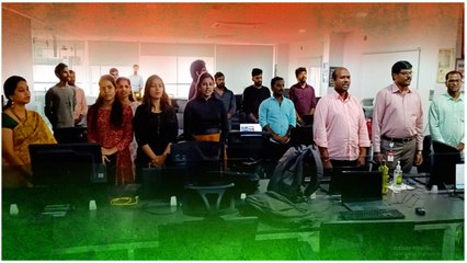 వన్ ఇండియా తెలుగు ఆఫీసులో జాతీయగీతాలాపన *National | Telugu OneIndia