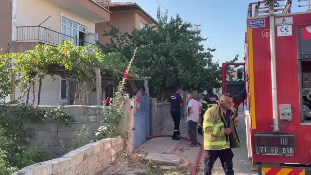 Kırıkkale gündem haberleri: KIRIKKALE - Evde çıkan yangın söndürüldü