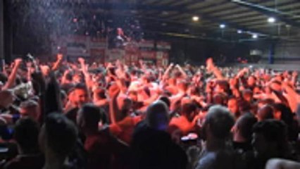 Pogba gets the party started for United fans back in Manchester
