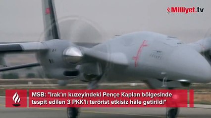 MSB duyurdu! 3 PKK'lı terörist etkisiz hale getirildi