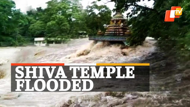 Floodwaters Enter Koilighoghar Shiva Temple In Jharsuguda, Odisha