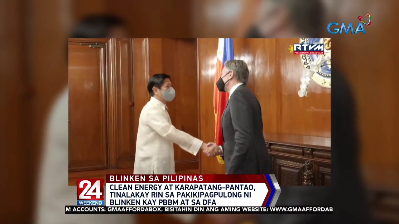 US Sec. of State Blinken: Amerika, handang tumulong sakaling atakihin ang puwersa ng Pilipinas sa West Philippine Sea | 24 Oras