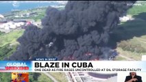 Cuba: Over a dozen firefighters missing and 120 hurt in oil facility blast and fire