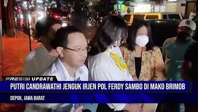 Istri Ferdy Sambo, Jenguk Irjen Ferdy Sambo di Mako Brimob