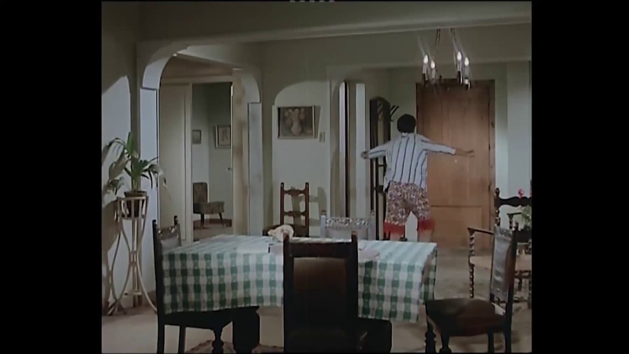 مشهد كوميدي بين عادل امام و سمير غانم