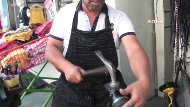 Malatya haberleri | Malatyalı Ayakkabı Tamircisi: Vatandaşlar 2-3 Sene Duran Eski Ayakkabılarını Tamir Ettirmeye Getiriyor