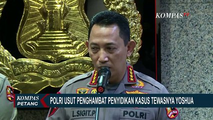 Polri Usut Dugaan Penghambat Penyidikan Kasus Tewasnya Brigadir Yoshua