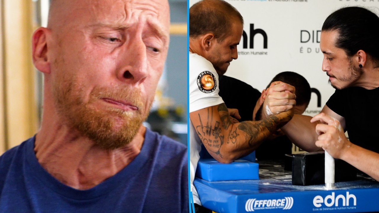 « Un sport, de lutte, de combat, stratégique » :  les mordus de bras de fer sportif en duel à Paris