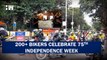 200+ Bikers Celebrate Azadi Ka Amrit Mahaostav Along With A Road Saftey Message | PM Modi | India |