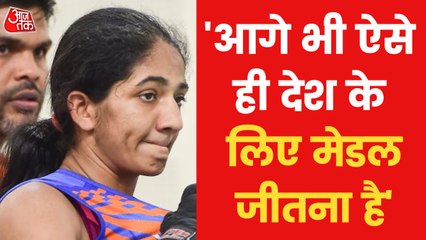 Descargar video: Gold medalist Nitu Ghangas in boxing speaks to AajTak