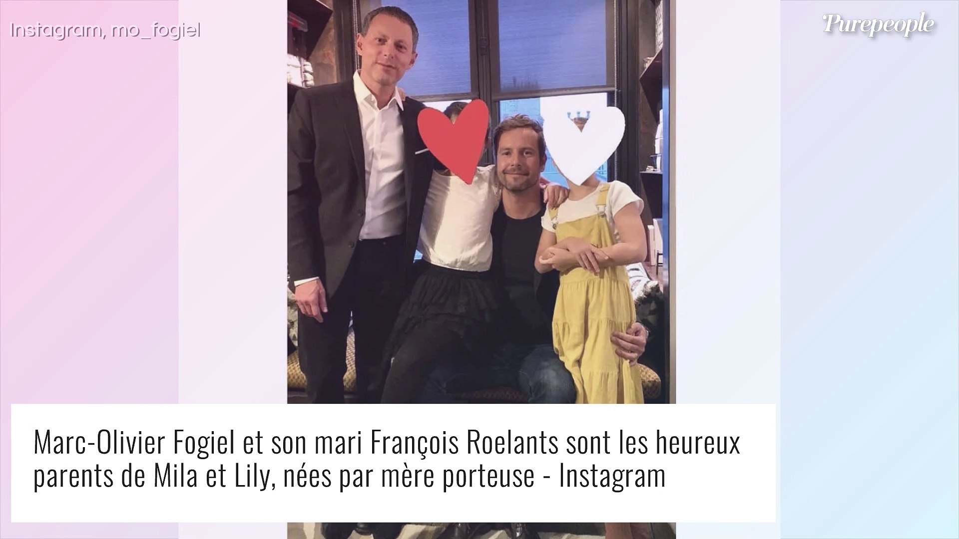 Marc-Olivier Fogiel, papa ému : les cadeaux bouleversants de ses filles  pour son mari François Roelants - Vidéo Dailymotion