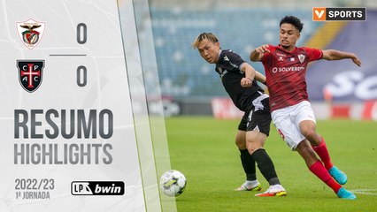 Highlights: Santa Clara 0-0 Casa Pia AC (Liga 22/23 #1)