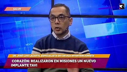 Implante TAVI: destacan compromiso de la obra social provincial