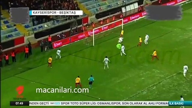 Kayserispor 1-1 Beşiktaş [HD] 26.01.2017 - 2016-2017 Turkish Cup Group D Matchday 6