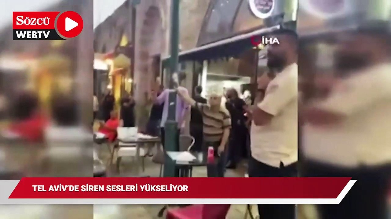 Tel Aviv'de siren sesleri yükseldi