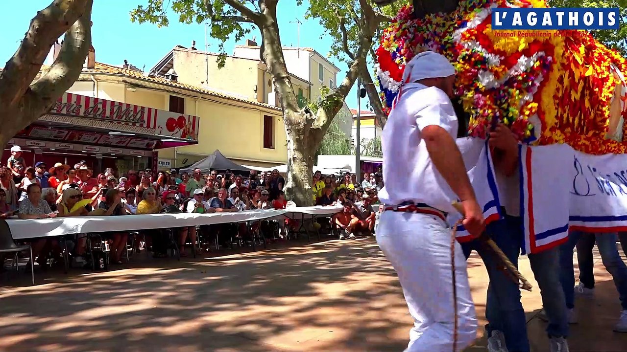 La cérémonie des bouquets la fête locale  de Bessan 2022