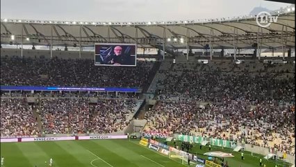 Fluminense faz bela homenagem à Jô Soares antes da bola rolar no Maracanã