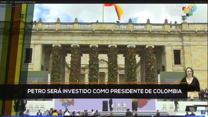 Download Video: teleSUR Noticias 14:30 07-08: Petro será investido como presidente de Colombia