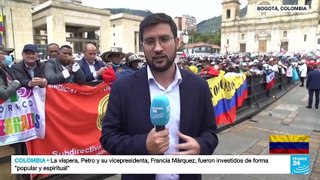 Informe desde Bogotá: miles de personas esperan inico de posesión presidencial de Gustavo Petro
