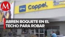 Roban tienda departamental en Cancún; ladrones entraron por una abertura en el techo