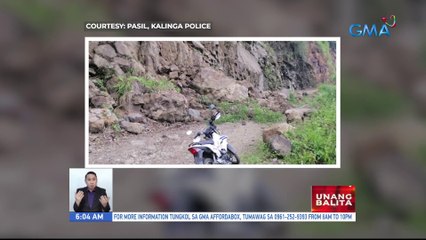 Malucsad Road, hindi madaanan dahil sa rockslide | UB