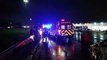 Duas pessoas ficam feridas em acidente entre carreta e Corolla na BR-277 em Cascavel