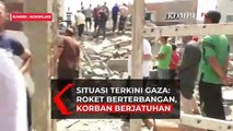 Situasi Terkini Gaza: Roket Israel Berterbangan, Puluhan Korban Berjatuhan