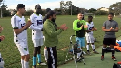 Canberra Kangaroos refugee football team helping people connect with new home