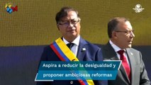 Gustavo Petro toma posesión como primer presidente de izquierda en Colombia