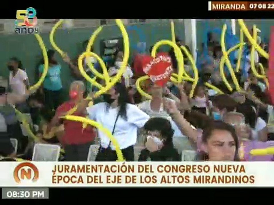 Juramentan equipos promotores del Congreso de la Nueva Época pertenecientes al eje Altos Mirandinos