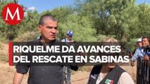 AMLO pidió acelerar trabajos para rescatar a mineros atrapados en Sabinas: Riquelme