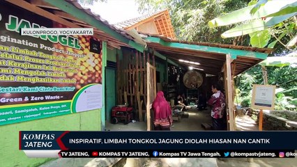 Download Video: Inspiratif, Limbah Tongkol Jagung Diolah Hiasan Nan Cantik