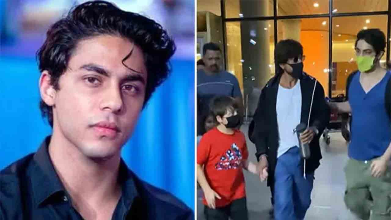 Shah Rukh Khan के साथ  Fan ने की बदतमीजी तो Aryan Khan ने किया Protect, Fans ने  किए Tweets