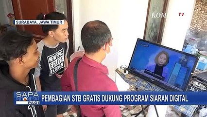 Descargar video: Dukung Program Siaran Digital, Kompas TV Bersama Tanaka Bagi-bagi STB Gratis di Kota Surabaya