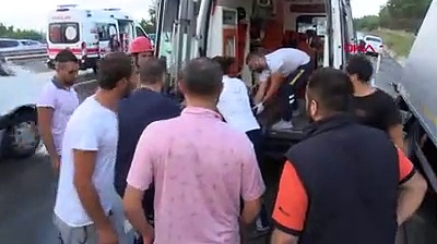 İstanbul'da yağışın ardından zincirleme kaza; 5 yaralı