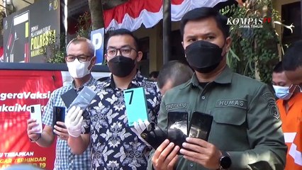 Viral ! Polisi Tangkap Pelaku Gendam Saat Jual HP di Malang