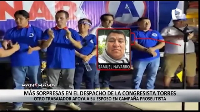 ¡Más sorpresas! Otro trabajador apoya al esposo de la congresista Torres en campaña proselitista