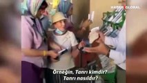 İzmir'de İsa Bey Camii imamı İbrahim Taşdemir'in turistlere İngilizce Kuran'ı anlattığı anlar gündem oldu