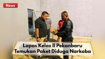 Paket Ganja Ditemukan Di Balik Tembok Lapas Pekanbaru !!